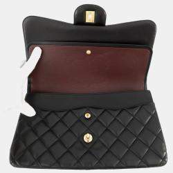 Pre Owned Chanel Matelasse Chain shoulder Black Lambskin