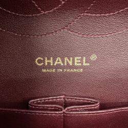 Pre Owned Chanel Matelasse Chain shoulder Black Lambskin