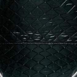 Pre Owned Chanel Large Quilted Caviar O Case Clutch