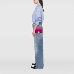 Pre Owned Chanel Mini Jersey Chic With Me Flap