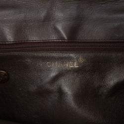 Pre Owned Chanel CC Lambskin Chain Shoulder Bag