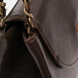 Pre Owned Chanel CC Lambskin Chain Shoulder Bag