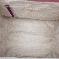 Pre Owned Chanel Canvas Square Stitch Tote