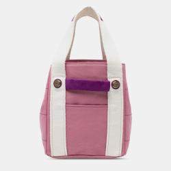Pre Owned Chanel Canvas Square Stitch Tote