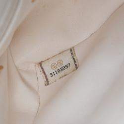 Pre Owned Chanel White Mini Quilted Caviar Sweet Classic Flap
