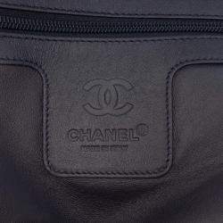 Pre Owned Chanel White Quilted Caviar Coco Cocoon Bowler Bag
