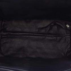 Pre Owned Chanel White Quilted Caviar Coco Cocoon Bowler Bag