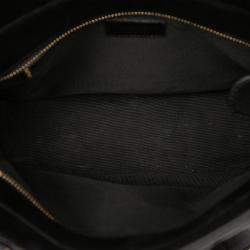 Pre Owned Chanel Black CC Choco Bar Lambskin Tote