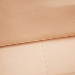 Pre Owned Chanel Beige Quilted Leather Jumbo Vintage Classic Single Flap Bag