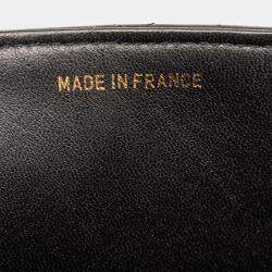 Pre Owned Chanel Black Jumbo Classic Lambskin Single Flap