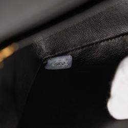 Pre Owned Chanel Black Jumbo Classic Lambskin Single Flap