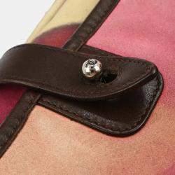 Pre Owned Chanel Yellow Suede Flap Shoulder Bag