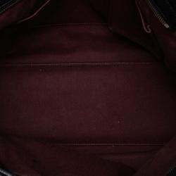 Pre Owned Chanel Black Large CC Quilted Glazed Caviar Coco Pleats Tote