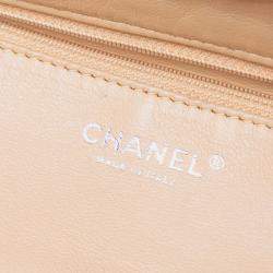 Pre Owned Chanel Brown Large CC Luxe Ligne Bowler Handbag