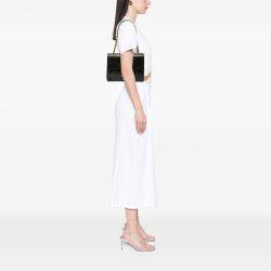 Pre Owned Chanel Black Medium Tall Classic Lambskin Double Flap