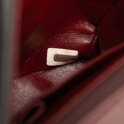 Pre Owned Chanel Black Medium Tall Classic Lambskin Double Flap