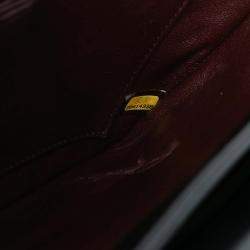 Pre Owned Chanel Black Medium Quilted Lambskin Trendy CC Flap