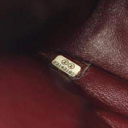 Pre Owned Chanel 2.55 Matelasse Double Flap Shoulder Bag In Lambskin Leather Black