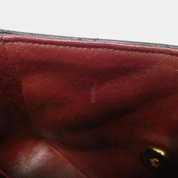 Pre Owned Chanel Black Lambskin Leather Shoulder Bag