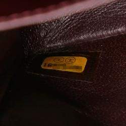 Pre Owned Chanel Matelasse 25 Double Flap Coco Mark Chain Shoulder Bag In Black Lambskin