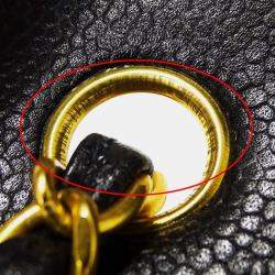 Pre Owned Chanel Bag Matelasse Caviar Skin Black Chain