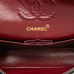 Pre Owned Chanel Matelasse 23 Coco Mark Double Flap Chain Shoulder Bag In Black Lambskin