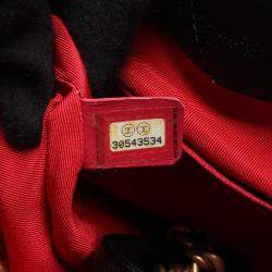 Pre Owned Chanel Matelasse Mini Bucket Shoulder Bag In Grained Calfskin Caviar Black