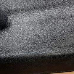 Pre Owned Chanel Chain Shoulder Bag With Coco Mark And Matelasse Lambskin Black