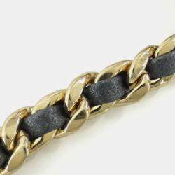 Pre Owned Chanel Chain Lambskin Leather Clutch