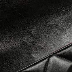 Pre Owned Chanel Matelasse Diana 22 Crossbody Chain Shoulder Bag Black Lambskin