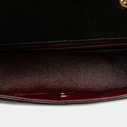 Pre Owned Chanel Matelasse Diana 22 Crossbody Chain Shoulder Bag Black Lambskin