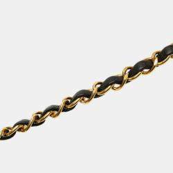 Pre Owned Chanel Matelasse Diana 22 Crossbody Chain Shoulder Bag Black Lambskin