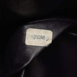 Pre Owned Chanel Matelasse Backpack Bag In Lambskin Leather Black