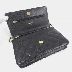 Pre Owned Chanel Timeless Classic Chain Wallet