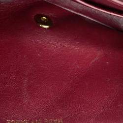 Pre Owned Chanel Chain Shoulder Bag Matelasse 25 Coco Mark Diana Lambskin Black