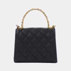 Pre Owned Chanel Leather Chain Clutch
