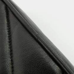 Pre Owned Chanel Leather Black Shoulder Bag