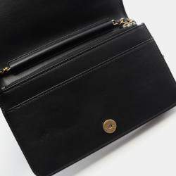 Pre Owned Chanel Boy Chanel Shoulder Bag In Grained Calfskin Leather Black