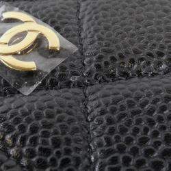 Pre Owned Chanel Timeless Classic Line Chain Wallet