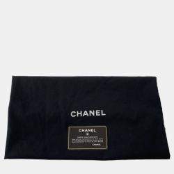 Pre Owned Chanel Boy Small Chain Shoulder Bag With Coco Mark Black And White