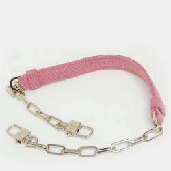 Pre Owned Chanel Boy Chanel Chevron Coco Mark Chain Shoulder Bag Handbag Black Silver Caviar Skin