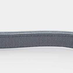 Pre Owned Chanel Boy Chanel Small Shoulder Bag Calfskin Leather Blue