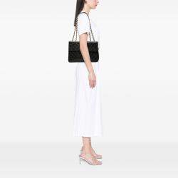 Pre Owned Chanel Black Maxi XL Classic Lambskin Single Flap