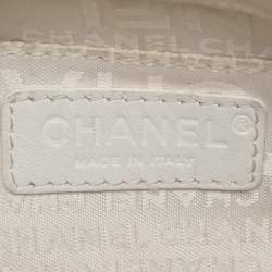 Pre Owned Chanel Beige Leather LAX Chain Shoulder Bag