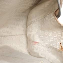 Pre Owned Chanel Beige Leather LAX Chain Shoulder Bag