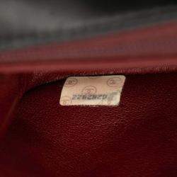 Pre Owned Chanel Black Small Lambskin Diana Flap