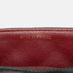 Pre Owned Chanel Black Small Lambskin Diana Flap