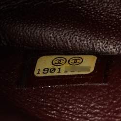 Pre Owned Chanel Black Quilted Caviar Leather Jumbo Classic Double Flap Bag