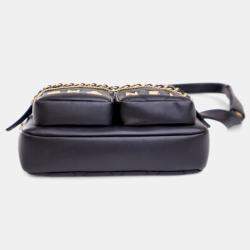 Pre Owned Chanel Small Calfskin Quilted Camera Case