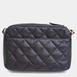 Pre Owned Chanel Small Calfskin Quilted Camera Case